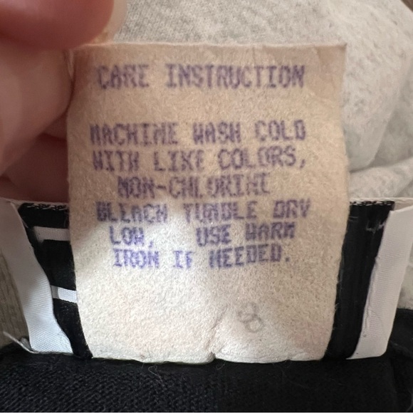 VTG 90s Teddi Black Patchwork Funky Retro Vest Button-Up Boho Long Tunic Sz XL - Picture 11 of 11